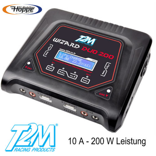 T2M WIZARD DUO 200 Hi-End 2 in 1 Lader Balancer T1244
