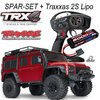 Traxxas TRX-4 Land Rover Defender Crawler rot 1-10 TRX82056-4 + 2S LIPO TRAXXAS Spar Set