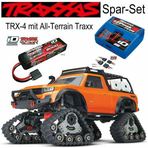 Traxxas TRX-4 All-Terrain Traxx orange 4WD RTR + 5000 mAH 3S Akku + Ladegerät