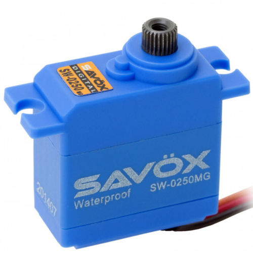 Savöx SW-0250MG Servo mit Metallgetriebe waterproof 5 kg 0,11s SW-0250MG