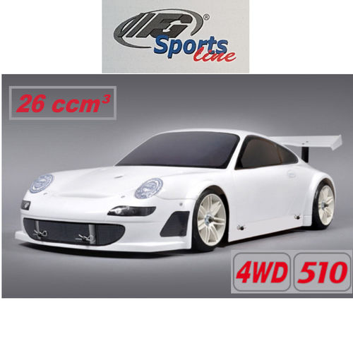 FG Modellsport 1:5 Sportsline 4WD 510 Chassis 26ccm³ Porsche 911 GT3 RSR