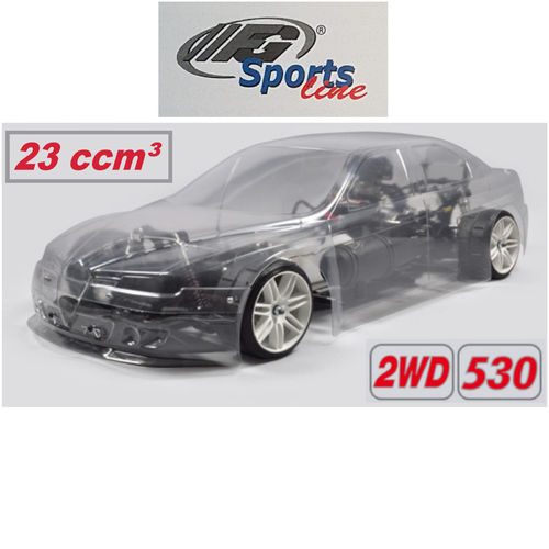 FG Modellsport 1:5 Sportsline 2WD 530 Chassis 23ccm³  Raceline FF unlackiert