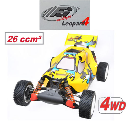 FG Modellsport 1:6 Sportsline 4WD CY 26ccm³ Racing Buggy gelb