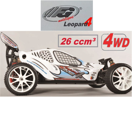 FG Modellsport 1:6 Sportsline 4WD CY 26ccm³ Racing Buggy weiss