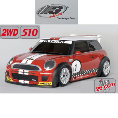 FG Modellsport 1:5 Challenge 2WD 510 Chassis 26ccm³ FG Trophy rot