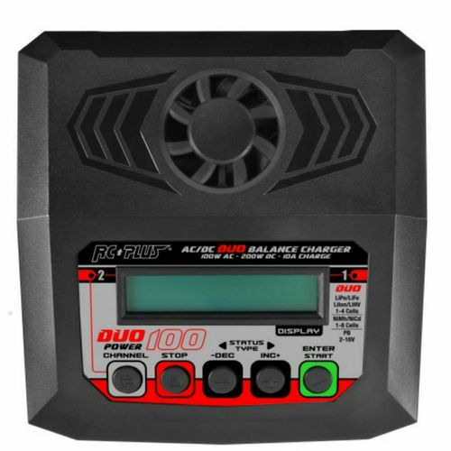 RC Plus Ladegerät RC-CHA-213 Power Duo 100 Charger AC 100W DC 2X 100W - 2x 4S