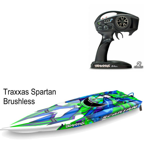 Traxxas SPARTAN TRX57076-4GRNR grün 2.4GHz ohne Akku ohne Ladegerät